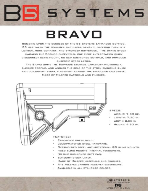B5 Systems Bravo Stock - Image 6