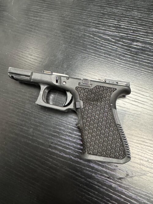 Laser Stipple Pattern for Black Glock Frame Only